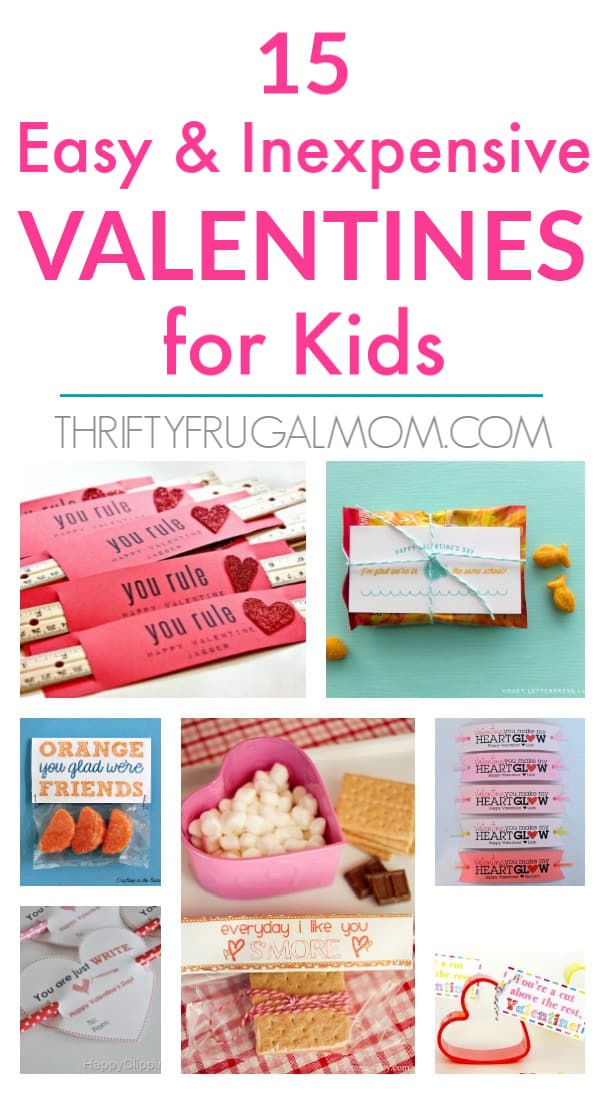 15 Easy, Inexpensive Valentines for Kids - Thrifty Frugal Mom